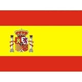 Q&J Bandera Oficial de España con Escudo - Medidas 150 x 90 cm. - 100% Polyester para Interior y...