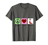 Peace Love Flamenco - España Camiseta