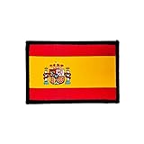 Parches Militares Bordados Bandera España con Colores Oficiales - Escudo Moteros