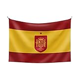 RFEF - Bandera de España | Detallada con el Escudo de la Selección Española y la Estrella del...