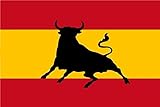 Durabol Grand Bandera de España Toro 150 * 90 cm Satén