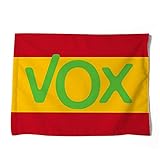 FTC Bandera Poliester España VOX. Medidas: 100 x 70 cm. por una Cara.