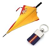 Paraguas Anti ventisca de la bandera Española . 126 CM de diámetro con Escudo España. Tela...
