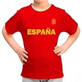 LolaPix Camiseta España Personalizada con tu Nombre y Dorsal | Selección Española | Varios...