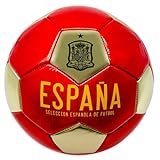 ms móvil shop Balón Fútbol Selección Española Talla 5 Color Rojo Dorado Básica Escudo España...