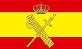Durobol Bandera de España con el Escudo de la Guardia Civil 150 x 90 cm