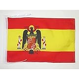 AZ FLAG Bandera de ESPAÑA DE Franco 1945-1977 45x30cm - BANDERINA FRANQUISTA ESPAÑOLA 30 x 45 cm...