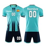 LAIFU Equipacion Futbol Niño Personalizada Hombre Camiseta Futbol Para Equipo Personalizable