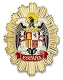 Outletdelocio. Placa metalica Escudo Aguila de España. Especial para cartera de bolsillo